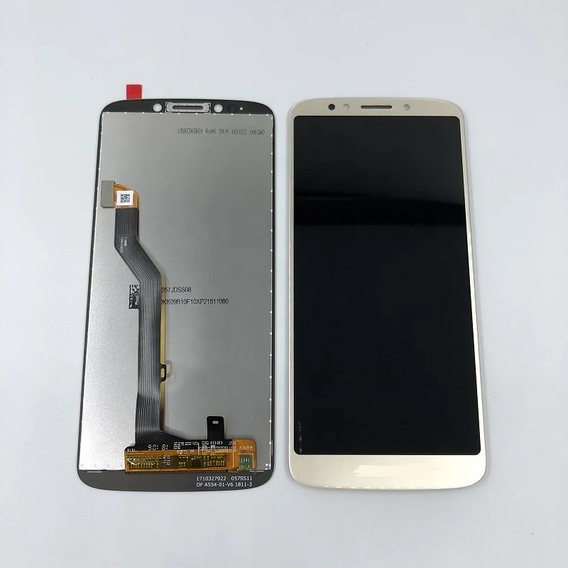 

Factory wholesale lcd display screen for motorola moto g6 play lcd replacement, Black gold