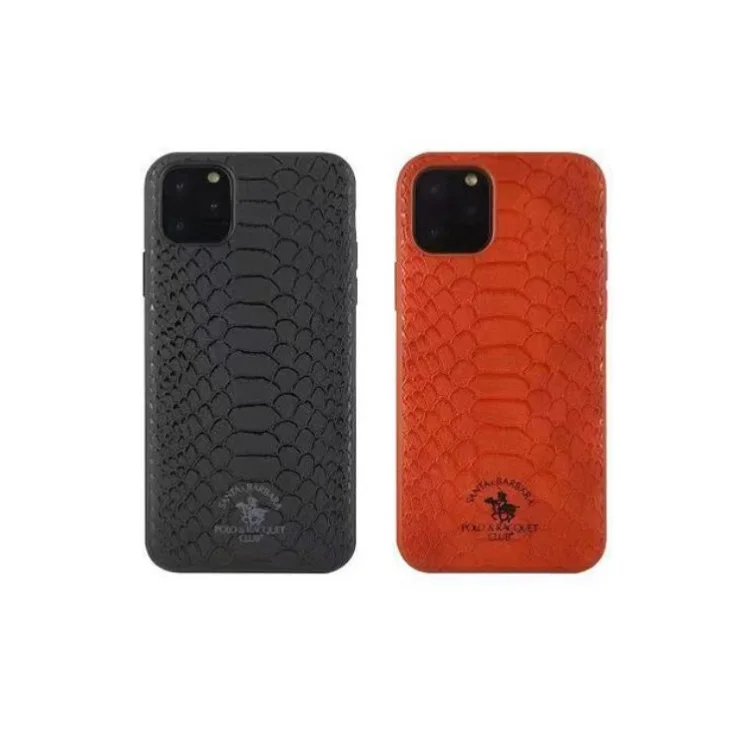 

POLO Original Knight Series Leather Case For iPhone 11 Pro Max Snake Texture Phone Case for iPhone 11 Pro ZY-279