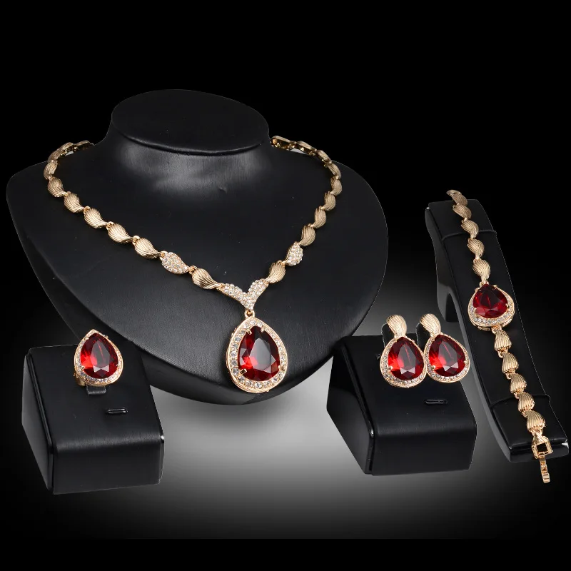 

High Quality Gold Plating Jewelry New Style Fashion Women Jewelry Set 18k Gold Plating Xoxo Jewelry Set