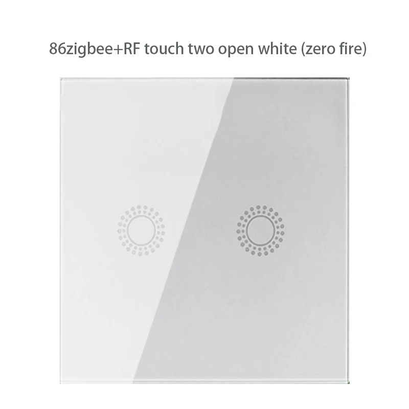 EU and UK Standard Zigbee RF 1/2/3 Gang Touch Panel Switch APP mobile phone remote control wireless remote control Smart Switch - ANKUX.COM