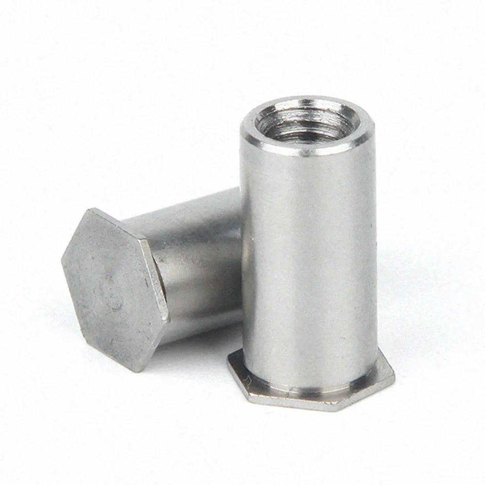 a2-70 不锈钢六角头内螺纹铆钉螺母专用
