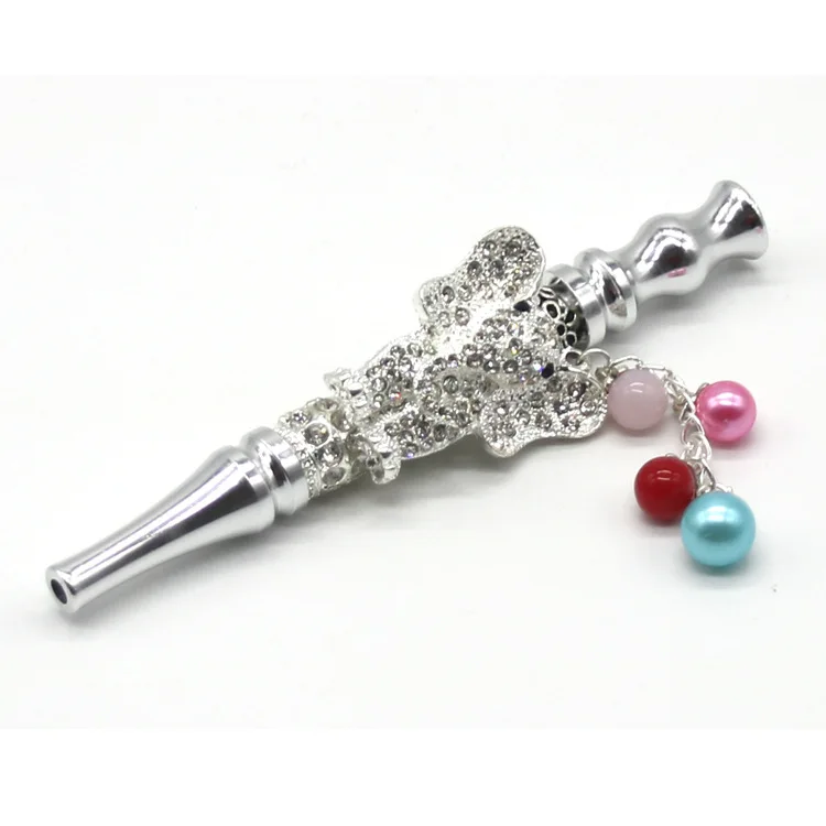 

High quality aluminum alloy multiple styles smoking pipe waterpipe butt filter, 8 colors