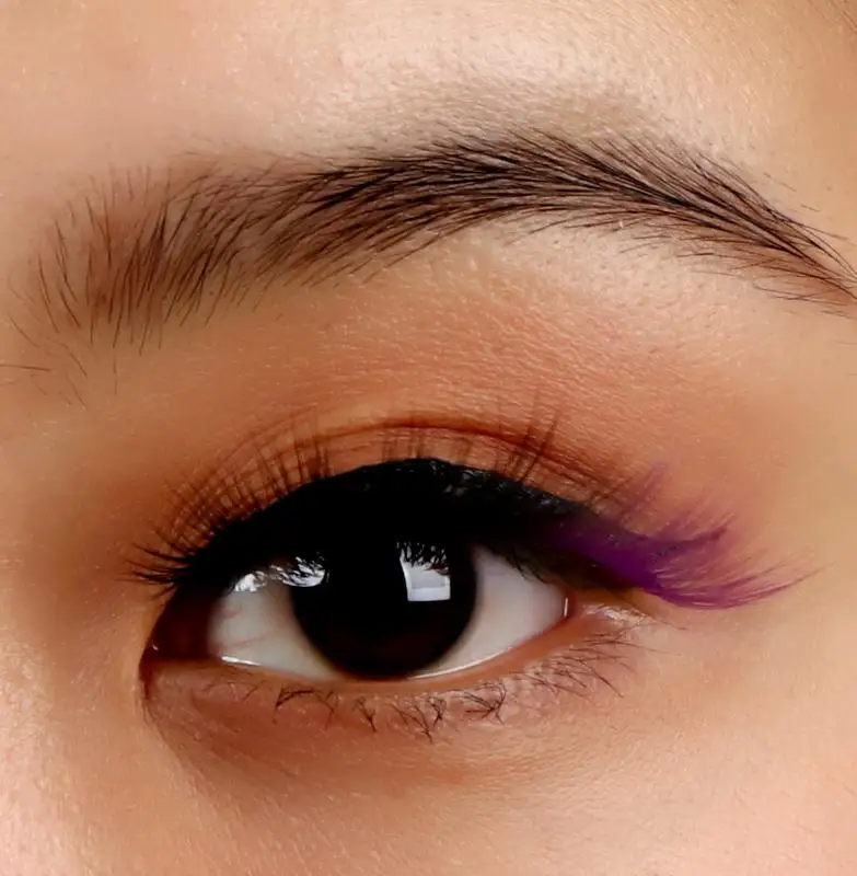 

colored eyelashes oem colored eyelash strips