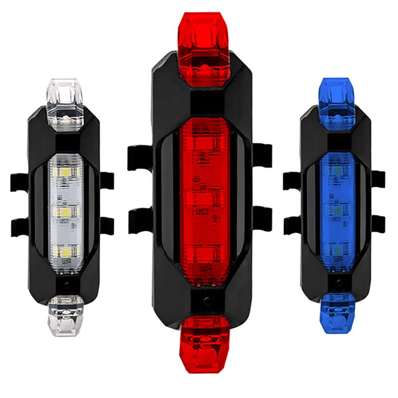 

USB Rechargeable LED Bike Light Waterproof Bicycle Light MTB Road Bike Accessories Rear Light Cycling Safety Warning Taillight