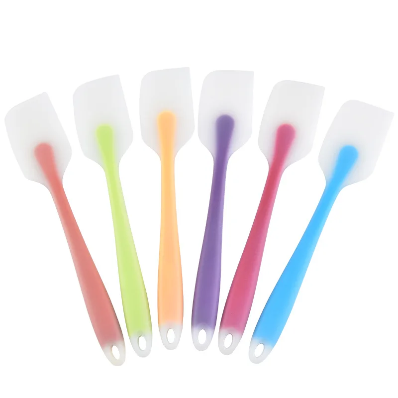 

Heat resistant transparent color multifunction scraper baking spatula kitchen tools non-stick spatula butter cake spatula, Multi coloured