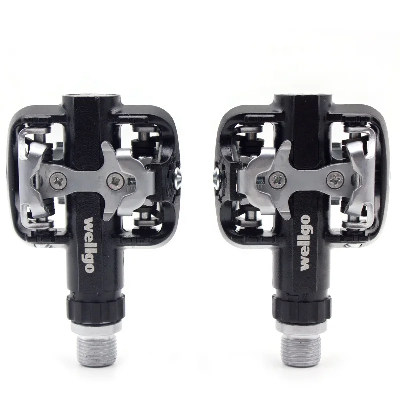 

2019 Wellgo Aluminium Bike Pedal Mtb Flat Lock Mountain Bicycle Pedals