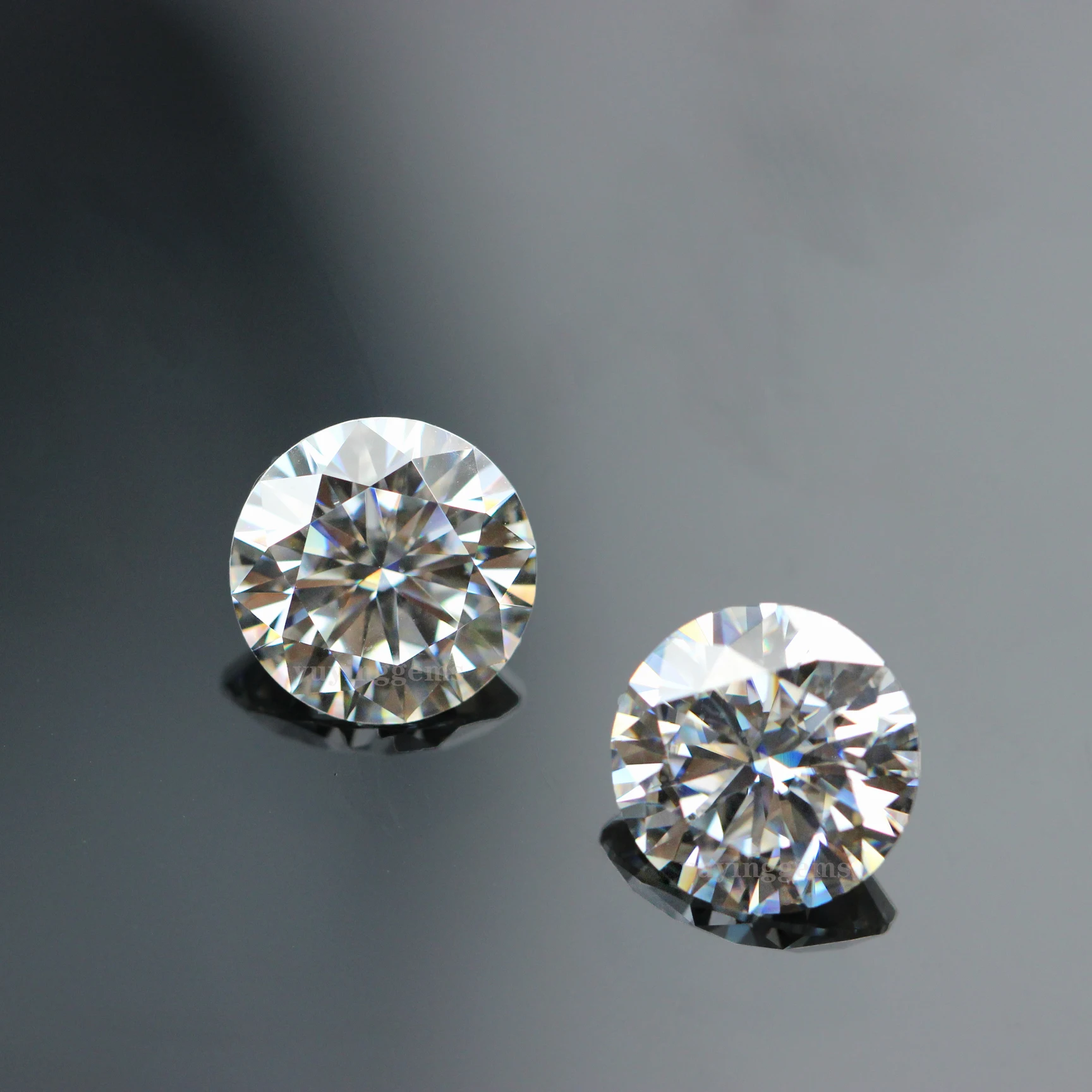 

GRA Synthetic DEF/VVS1 Moissanite Diamond Gemstones Certificate 1.0 Carat Jewelry Making Loose Precious Gemstone Yu Ying Gems *