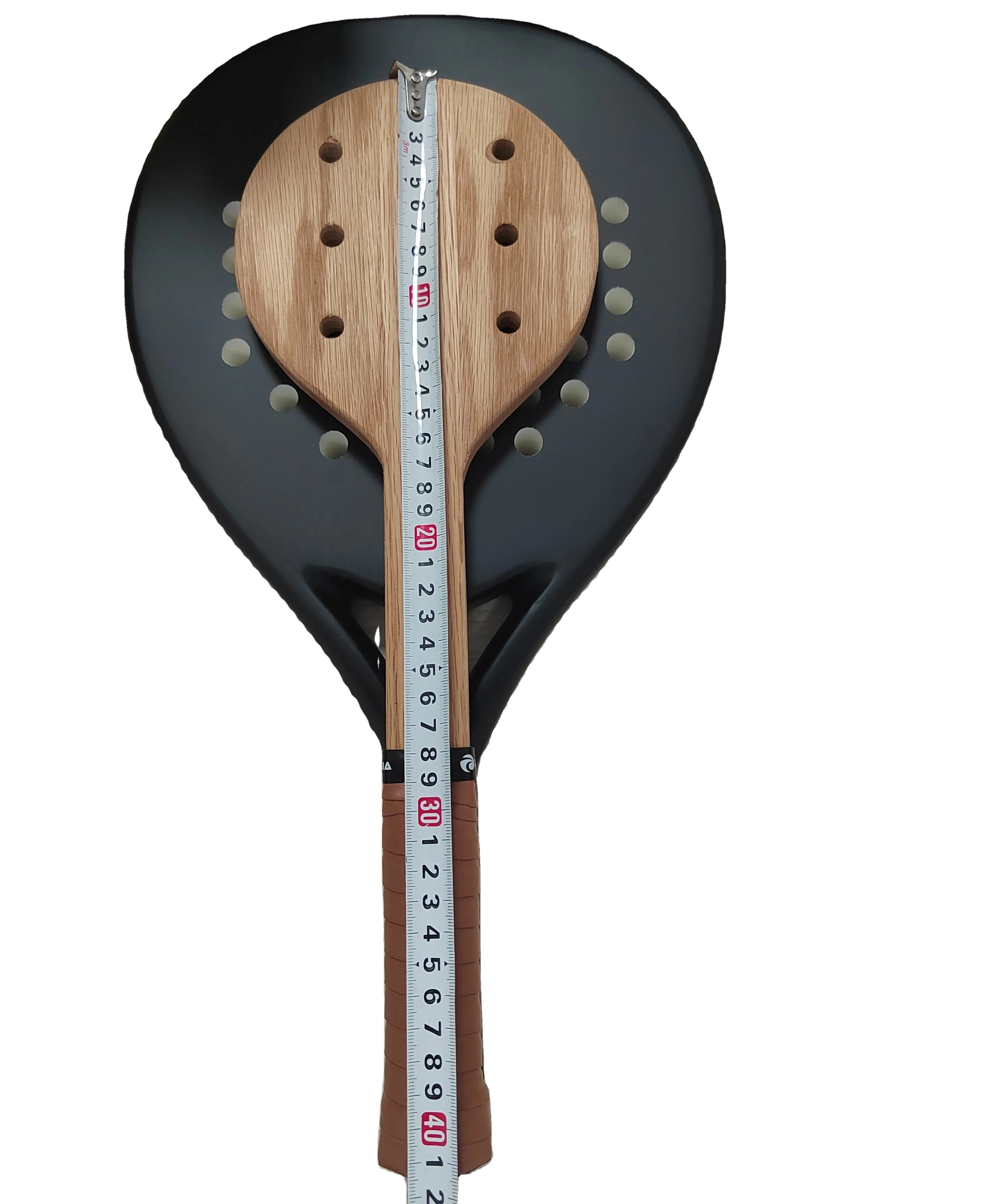 OEM  Wooden Padel Sweet Spot Trainer Tennis Training Practice Racket