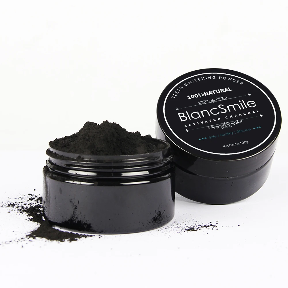 

Private Label Natural Teeth Whitening Powder Organic Bamboo Activated Charcoal, Black
