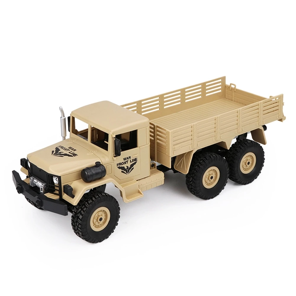 JJRC Q63 2.4Gz 1/16 RC Car 6WD RC Off-Road Military Truck Crawler RC Car Brush Motor Remote Control Toys Cars