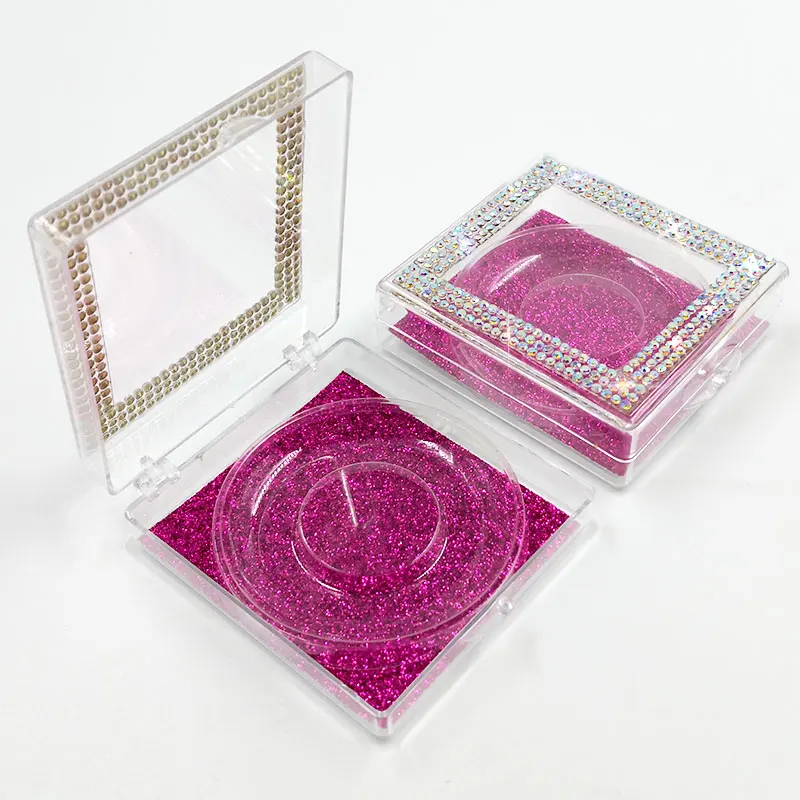 

lashes glitter box make your own brand custom lash packaging box luxury 3d mink eyelash private label, Cusotmer's request