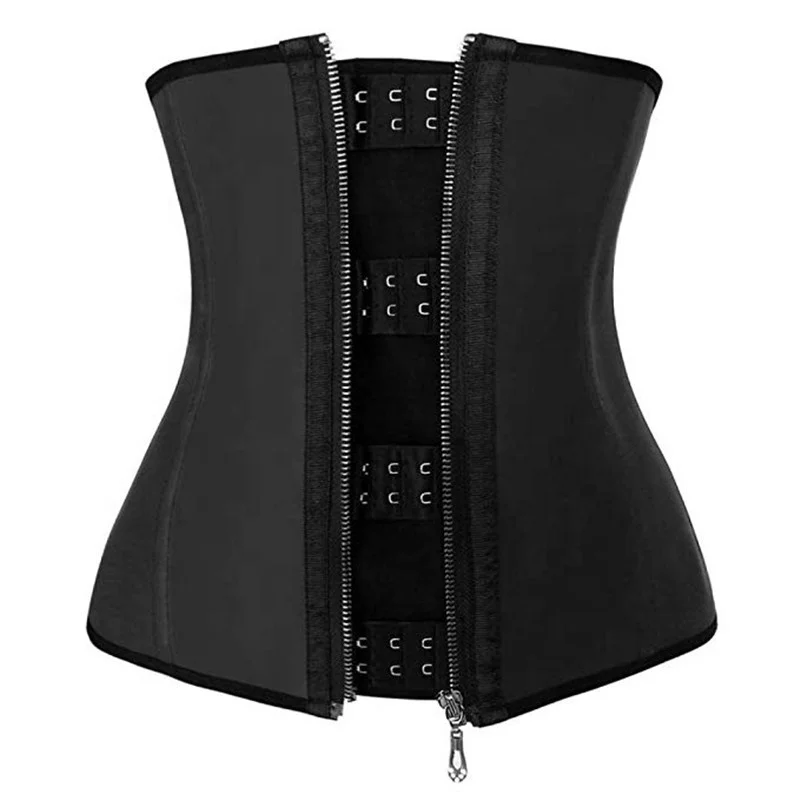 

Waist Trainer Latex Cincher Underbust Waist Trimmer for Women Weight Loss Belt latex waist trainer, Black