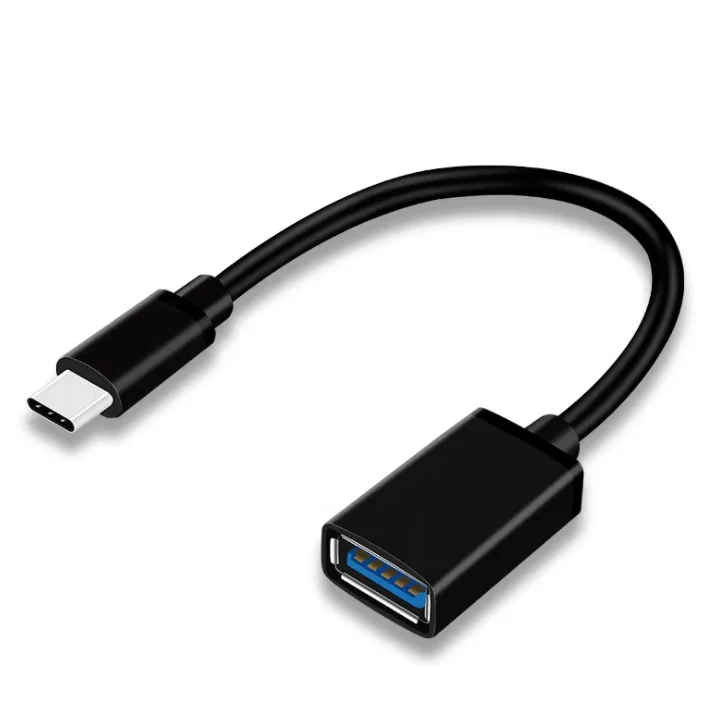 

Pogo USB3.1 USB3.0 Type c male to USB A female OTG short cable with CE, Black