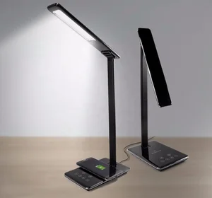 Foldable Office Desk Lamp QI Wireless Charging