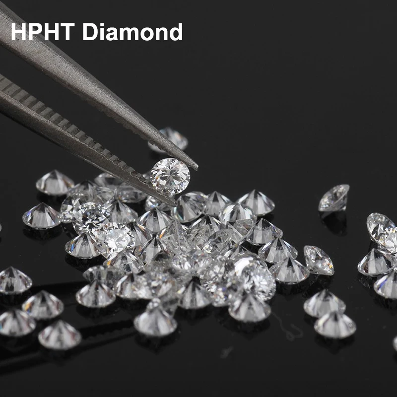 

0.8mm to 3.5mm 0.003ct to 0.17ct Round Shape HPHT DEF VS loose stone melee Lab grown diamond