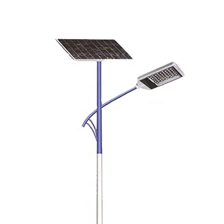 Outdoor 20W 30W 40W 50W 60W led smart solar street light with pole