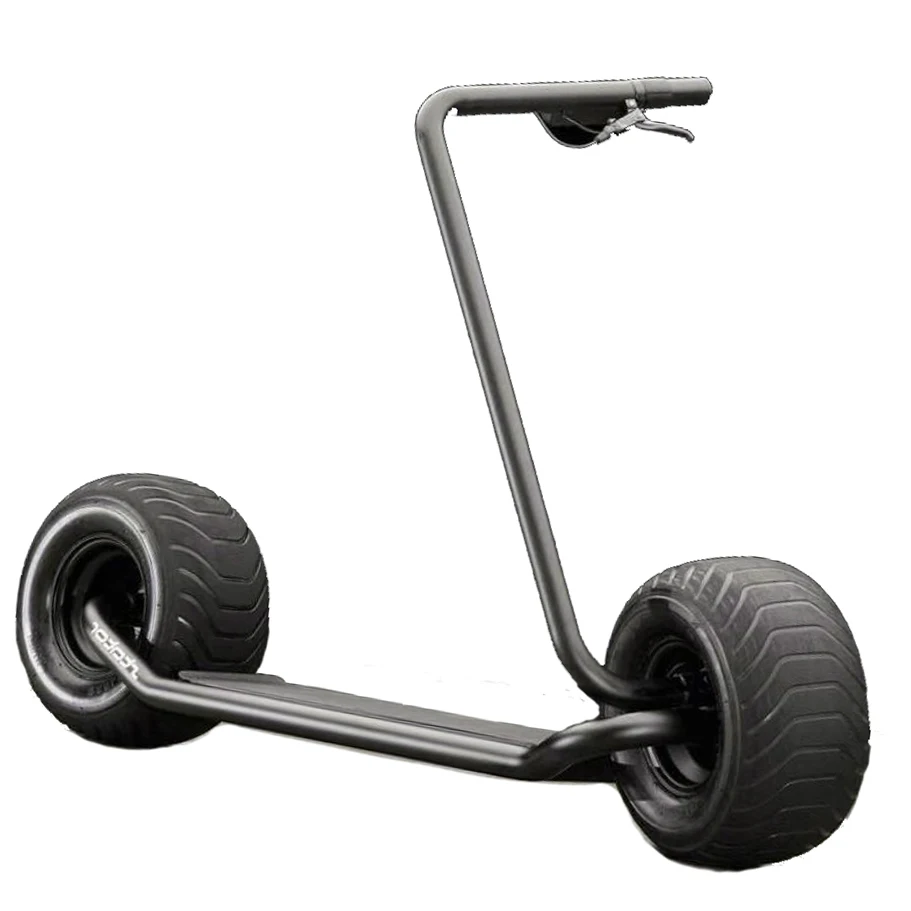 

Miniature electric scooter can be folded and suspended