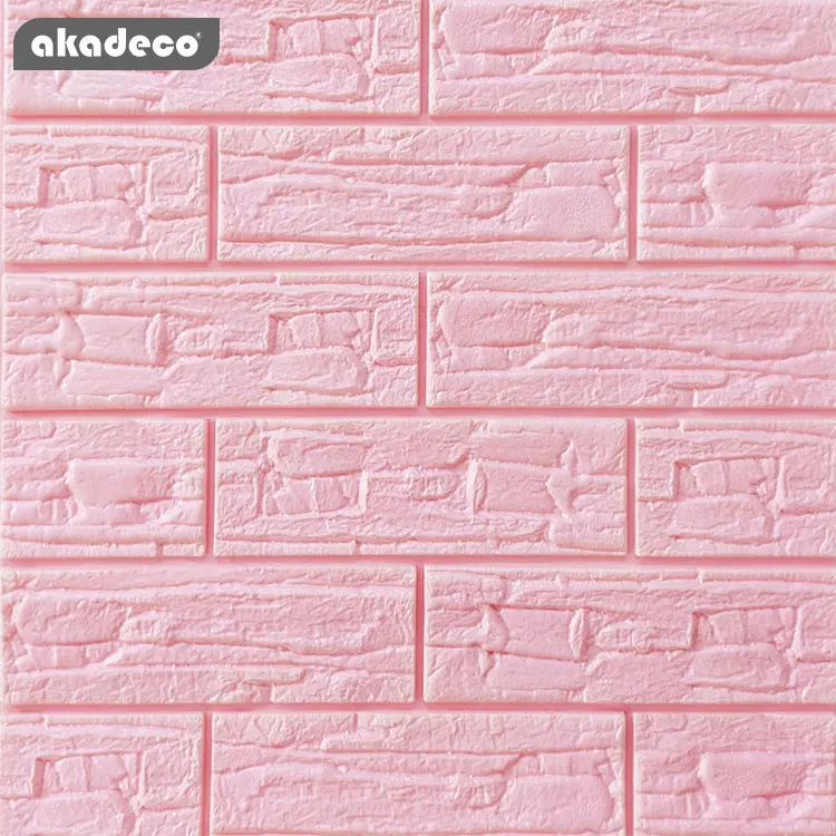Latest designs foam classic 3D XPE foam wall sticker self adhesive film contact paper for children room