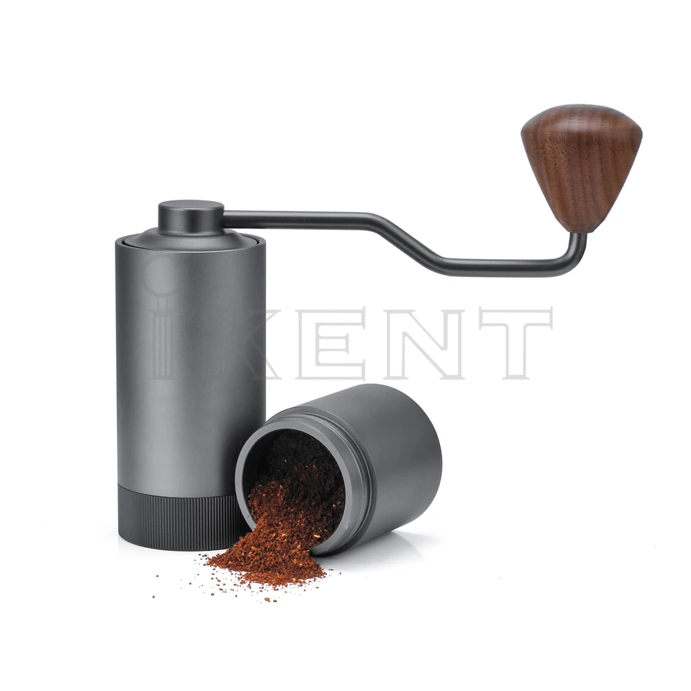 
Stainless Steel Breville Delonghi Burr Adjustable Setting Portable Brewing Hand Crank Burr Manual Hand Arabic Coffee Grinder 