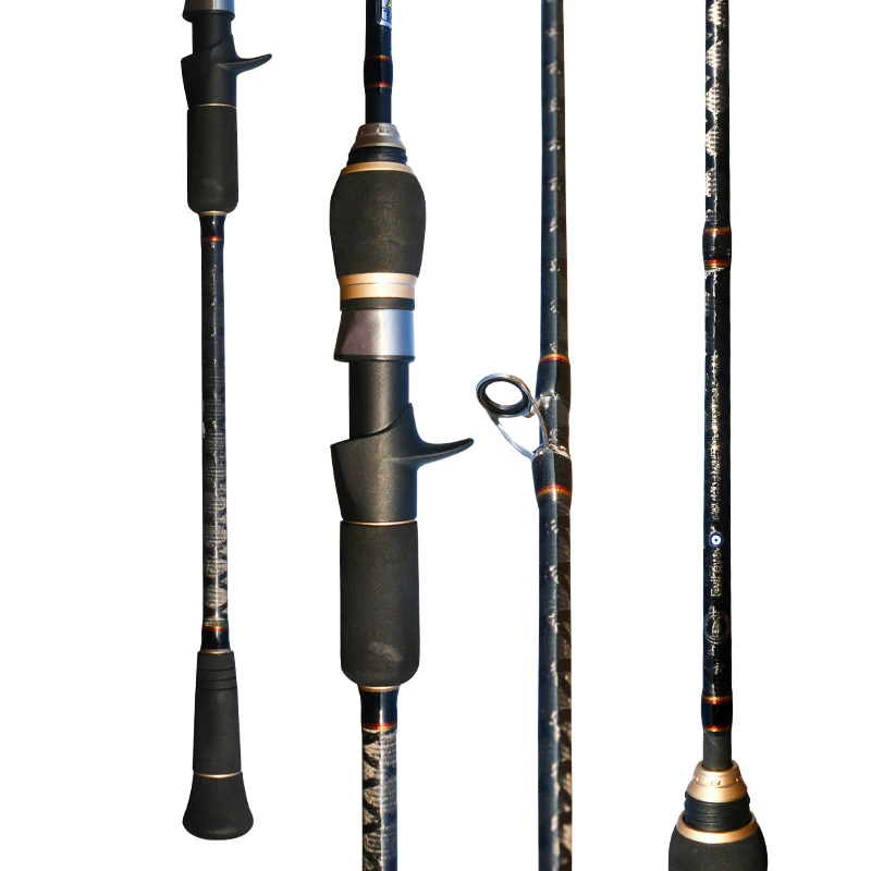 

JETSHARK 1.83m 1.9m jigging fishing rod slow high carbon fiber Baitcasting fishing rods fuji guide spinning fishing rod
