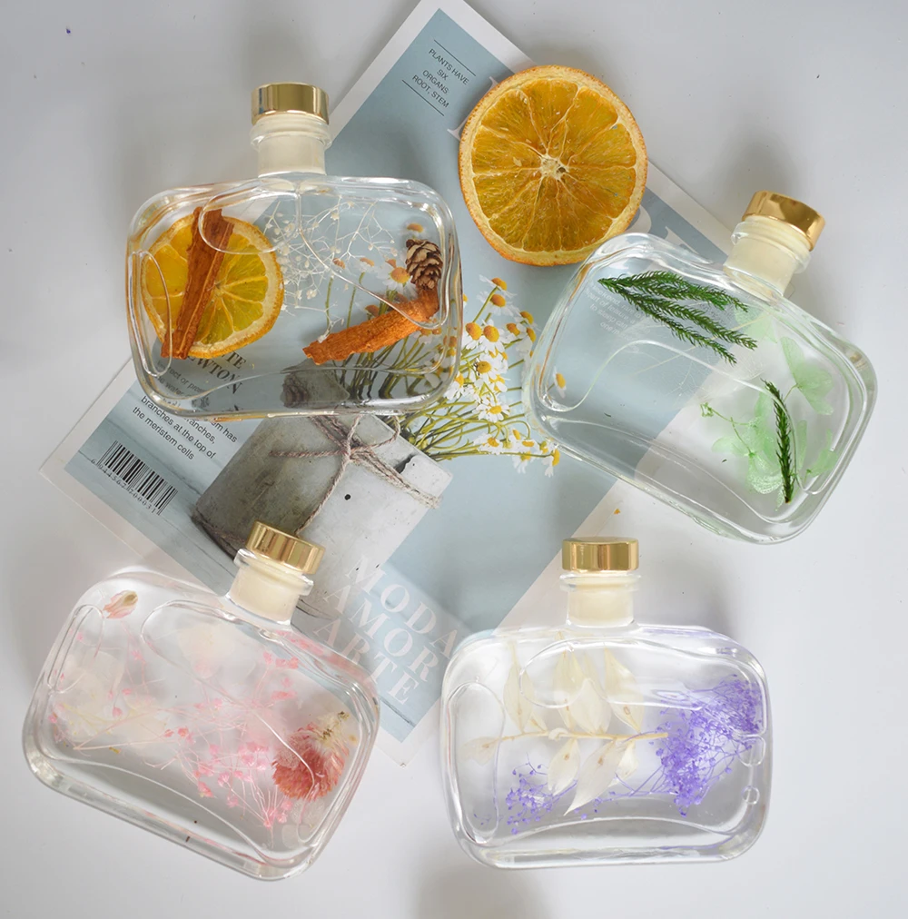 

Wholesale reed diffuser with flowers 100ML
