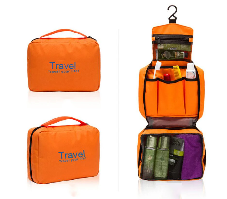 

Waterproof foldable travel pouch with 6 different colors made of oxford travel bag, Blue/black/red/dark blue
