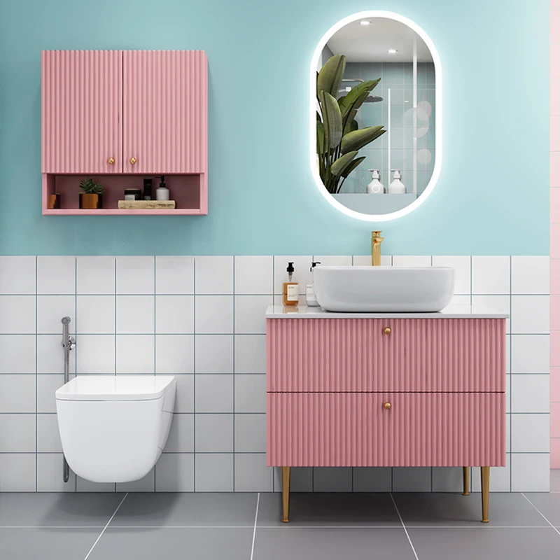 Modern Living Room Luxury Pink Bathroom Bathroom