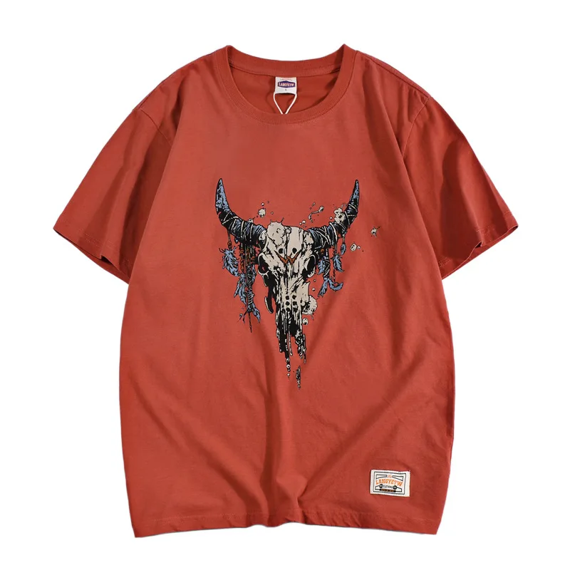 

Short Sleeve 100% cotton LOW MOQ Customized logo T Shirt