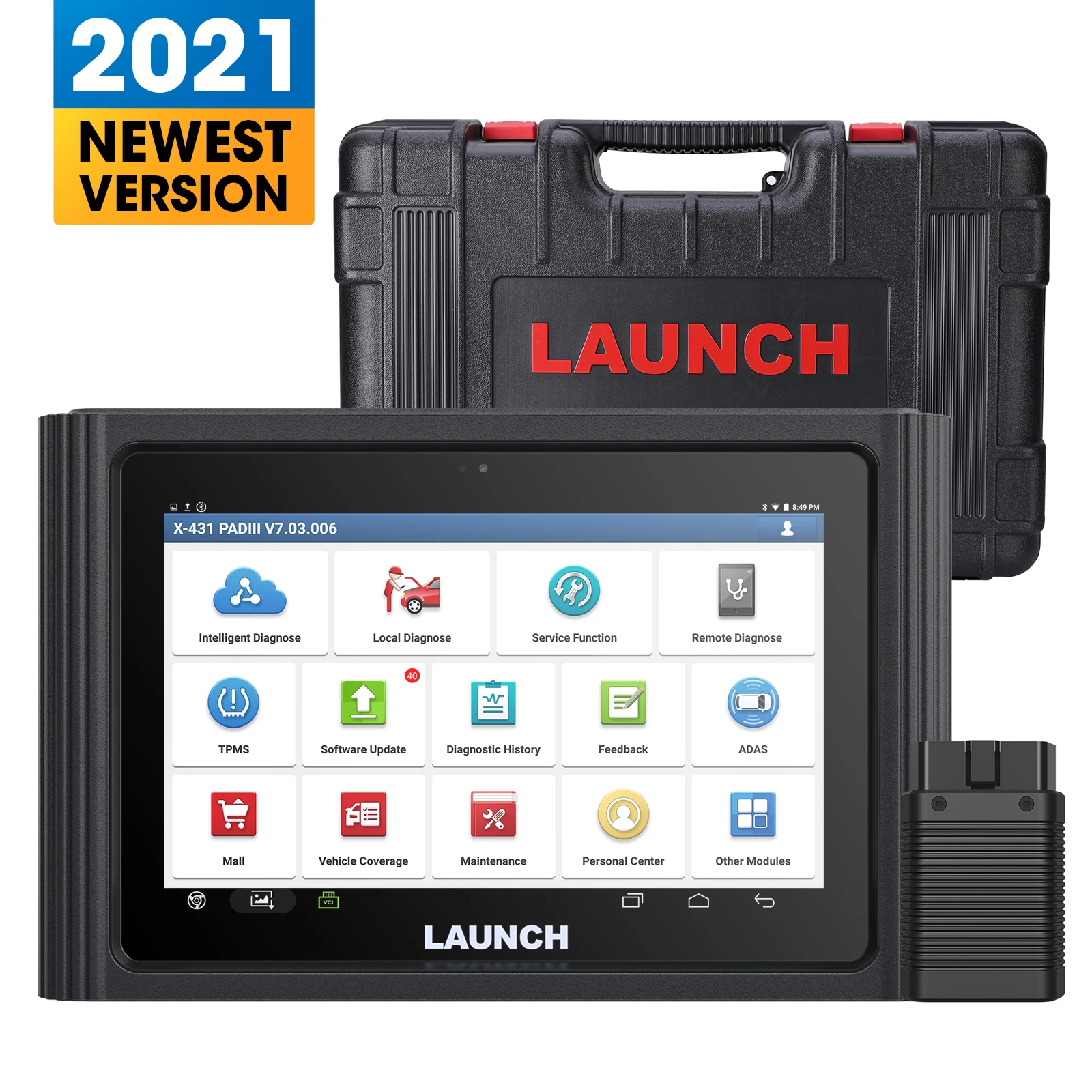 

2021 new model Launch x431 Pad III vs launch x431 v plus pro3 scanner full system 10.1 a