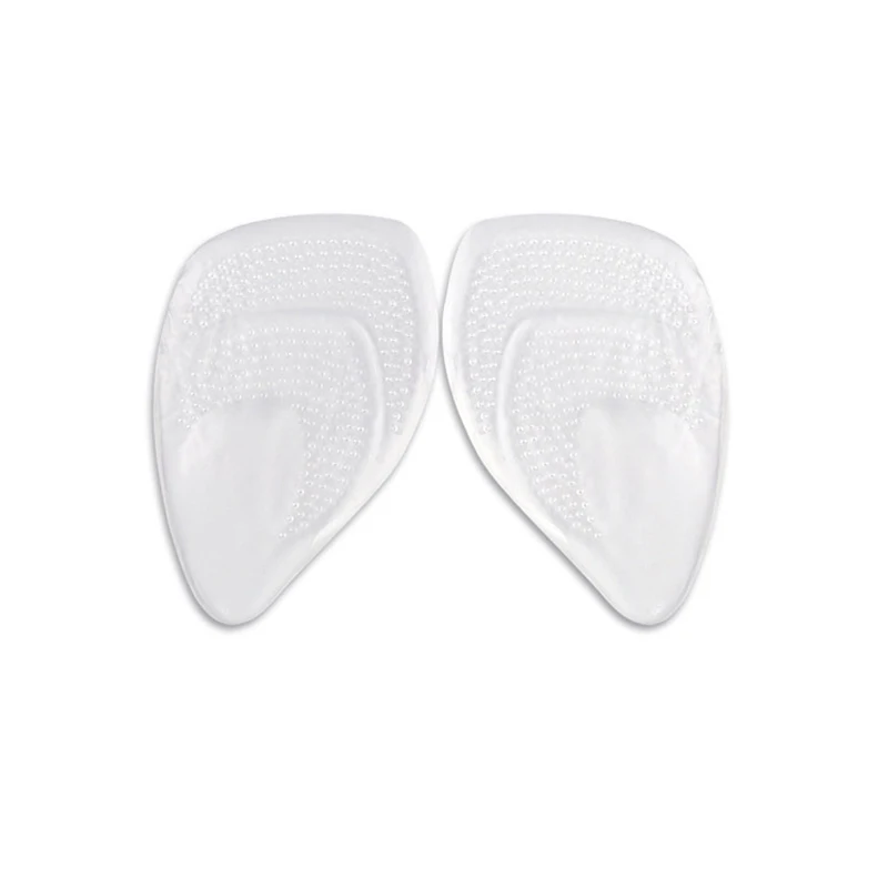 

2pcs Shoe Pads Forefoot Cushion Silicone Massage Non Slip High Heels Insole Pain Relief Metatarsal Ball Foot Support Soles