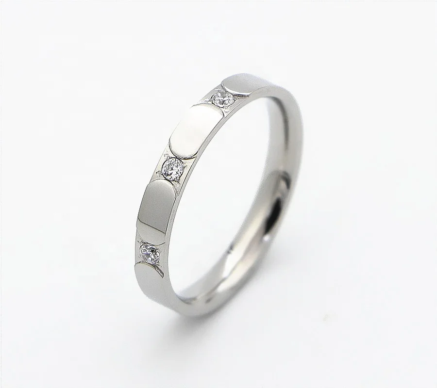 

Fashion jewelry 18K Gold Plated 925 silver jewelry rings Women Zircon CZ Minimalist Gift sterling silver gold plated ring, White gold (rose gold, yellow are avaliable)