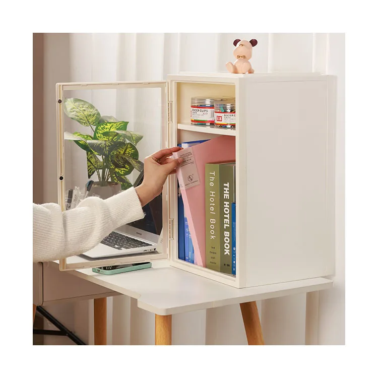 

Wholesale Custom Modern Desk Office Organizer Multifunction Plastic Desktop Office File Storage Box Cabinet, Customize