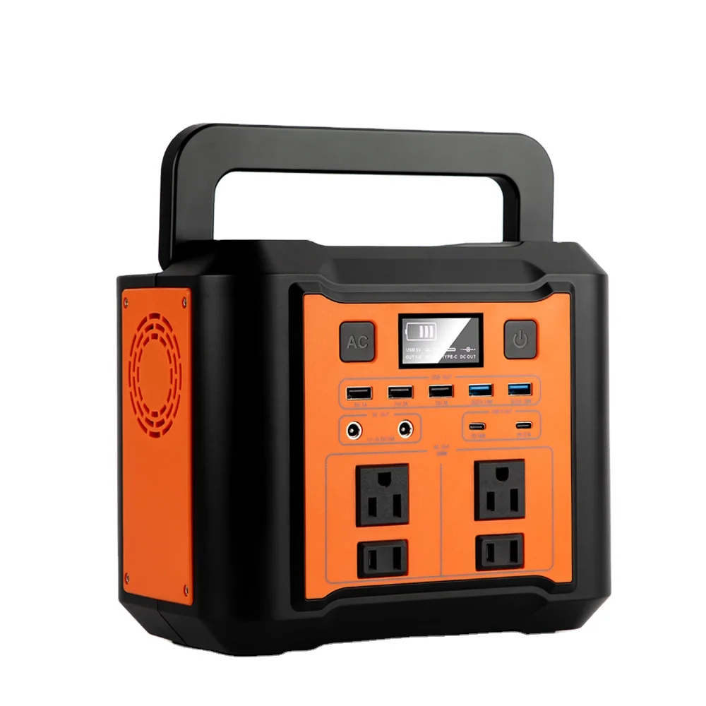 

Free Ship US Stock 300W Home Appliances Solar Power Generator DC Charge Portable Power Station With LED Light