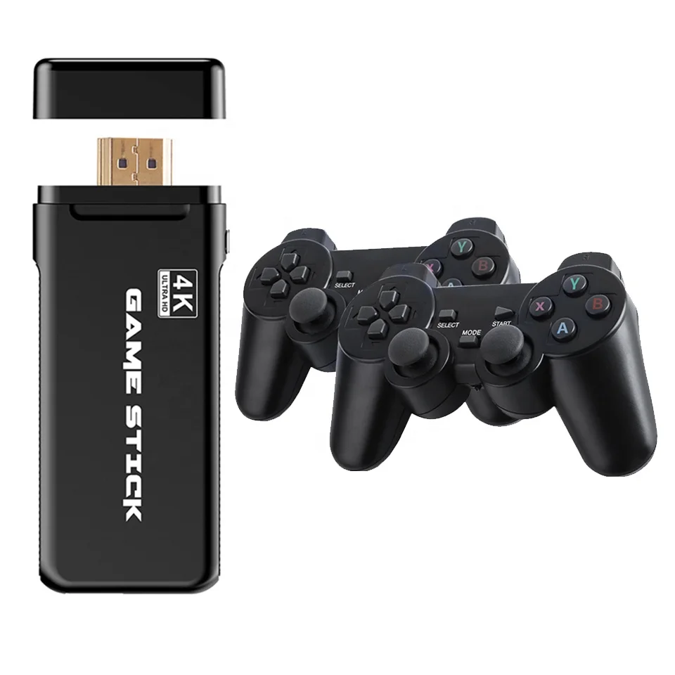 

Dropshipping christmas promotional game console Retro 64bit wireless 400 in 1 games handheld retro mini game player