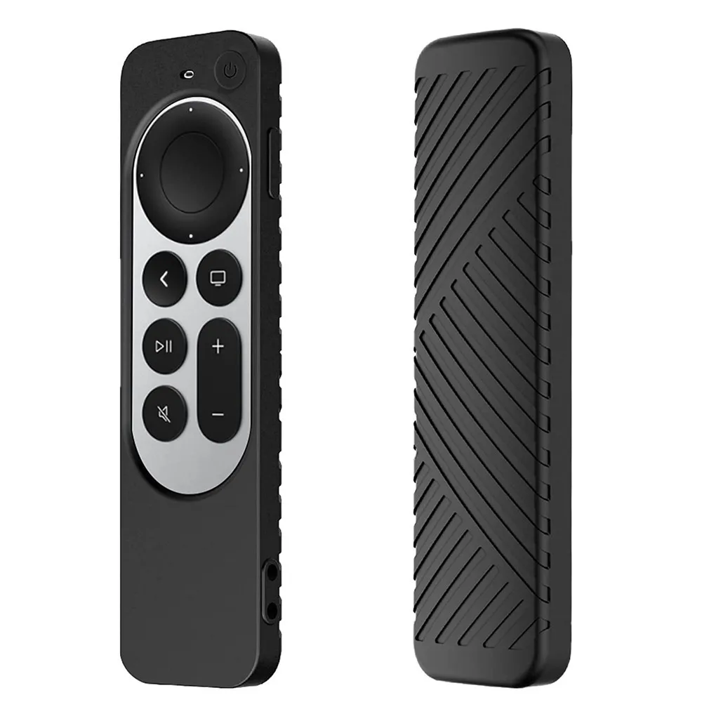 

TV Siri Remote Silicone Cover Case Anti-Slip Anti-Scratch Shockproof TV Siri Remote Case for Apple TV 4K 2nd Gen