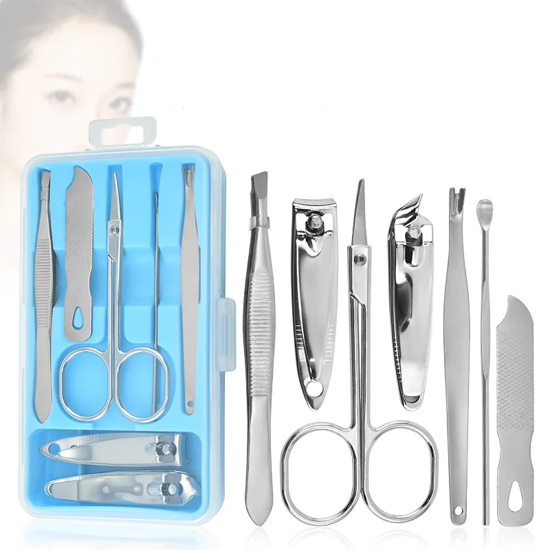 

New 7pcs of nail repair tools Cute Cartoon Manicure Pedicure Tools portable home Nail Clipper Set Manicure Set Professional