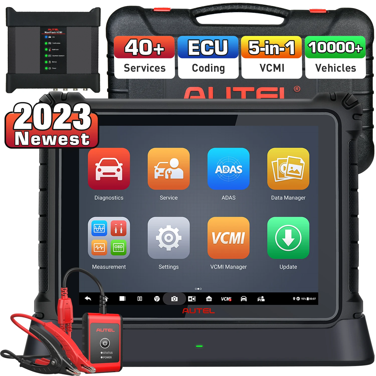 

Autel Maxisys Ultra Intelligent Car Diagnostic Tool Advanced Maintenance OBDII Auto Diagnostic Scanner Autel 5 In1 VCMI Topology
