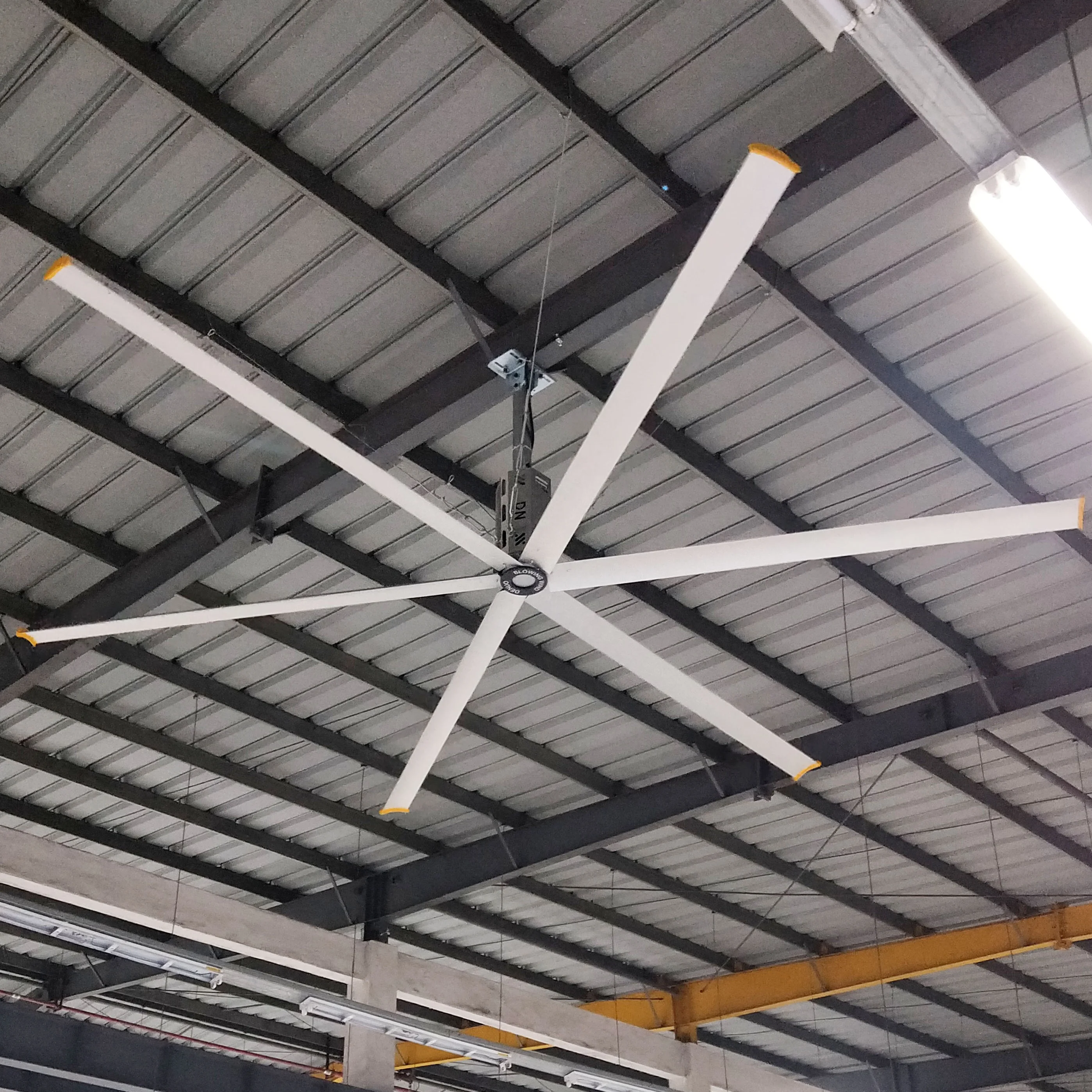 
6 Blades 220V/380V Hvls Industrial Giant Ceiling Fan 