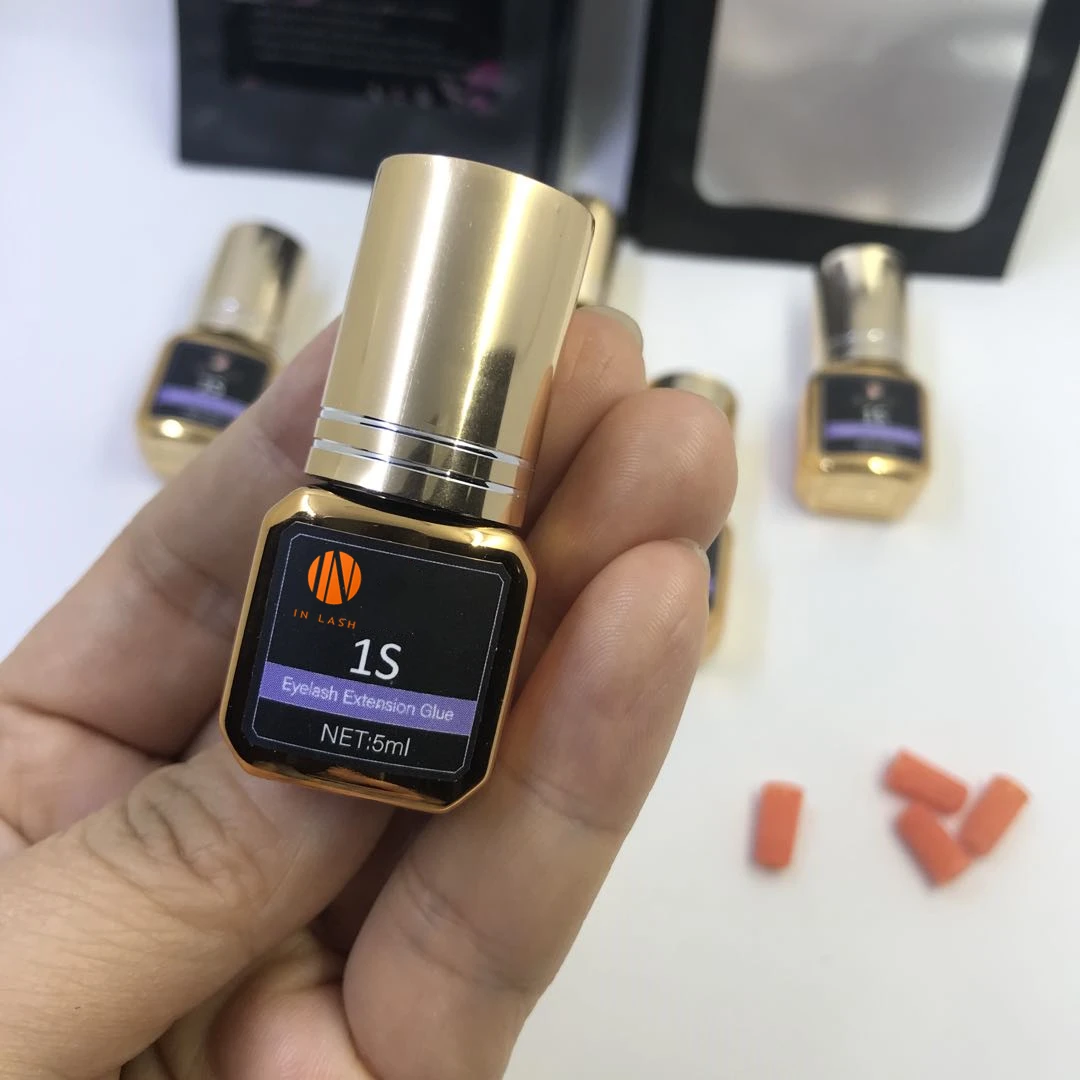 

Wholesale Quality factory supply lash vendor 1 second Black eyelash extension glue professional 5 g