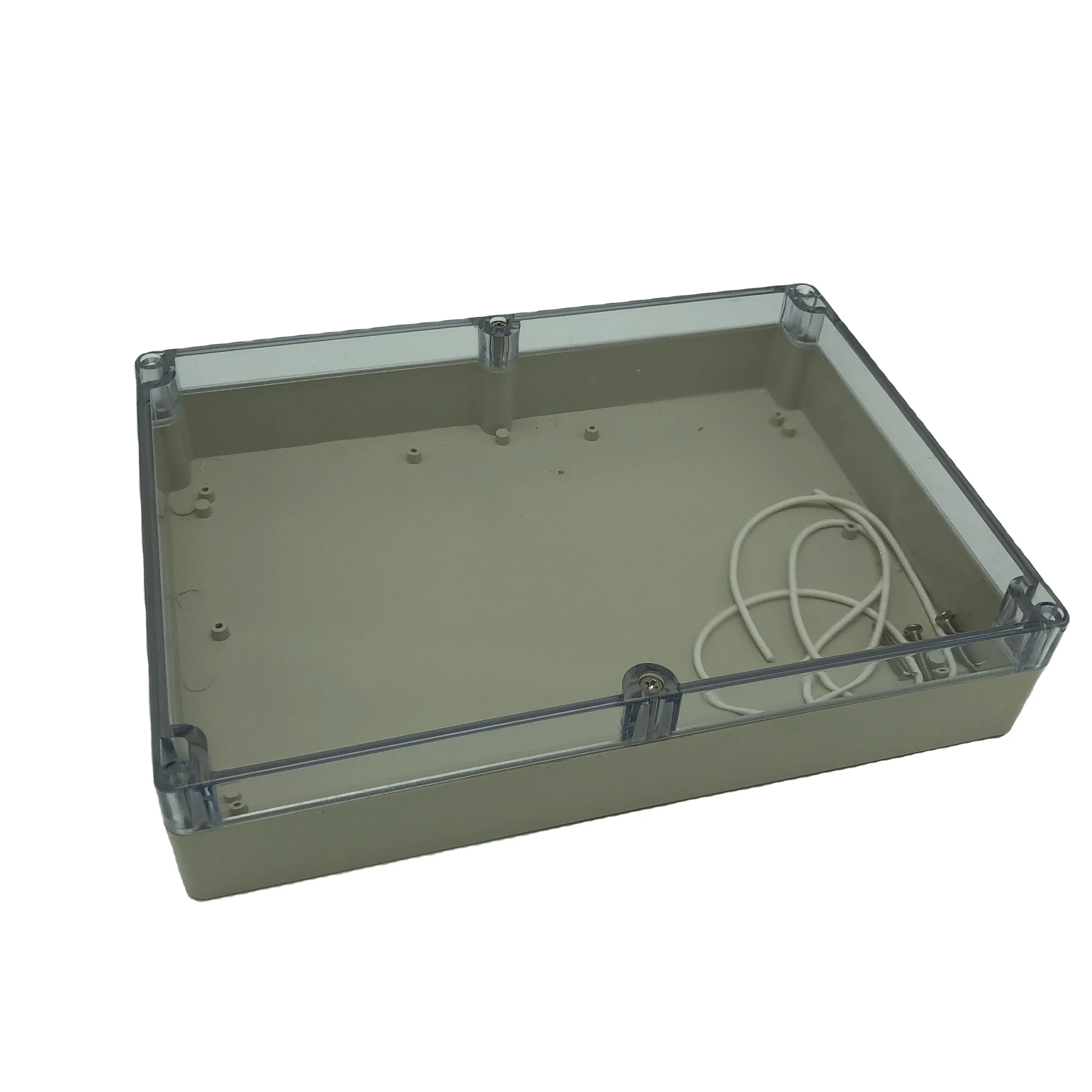 

DE258-1 plastic waterproof enclosure control box for electronic Hinged Electrical Gratury Junction Box with Mounting plate