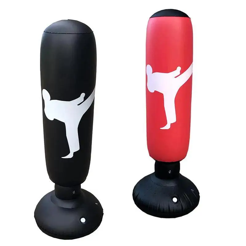 

Fitness freestanding children boxing bag adults de-stress target boxing bag customer inflatable punching bag