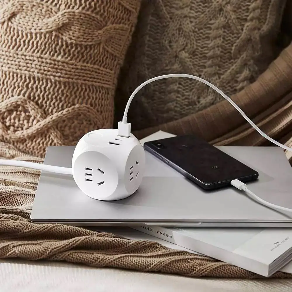 AIGO Rubik's cube socket extension cables socket extension cord multiple socket
