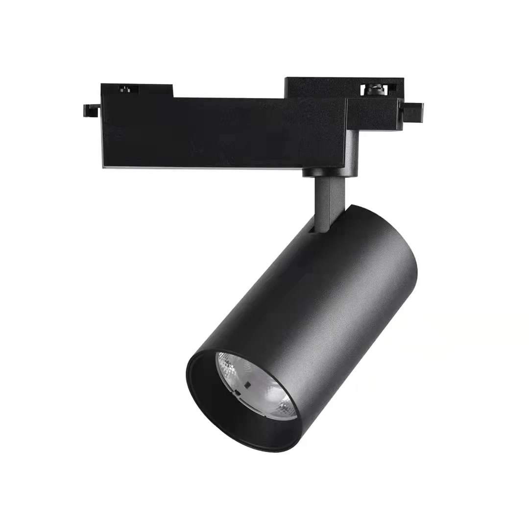 Modern 15W/18W LED Track Spot Light COB Chip 4/3/2 Wires Aluminum Lamp Body Housing CRI 80 2700 Lumens Track Lights