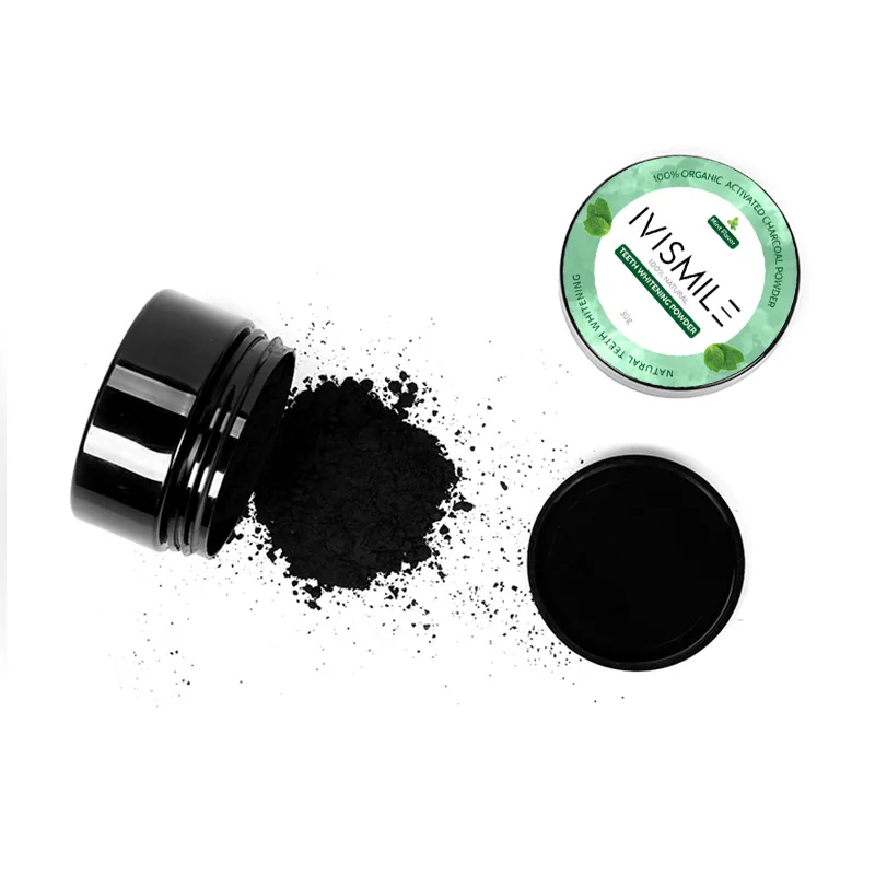 

30g 60g Black Carbon Activated Powder Private Label Charcoal Teeth Whitening