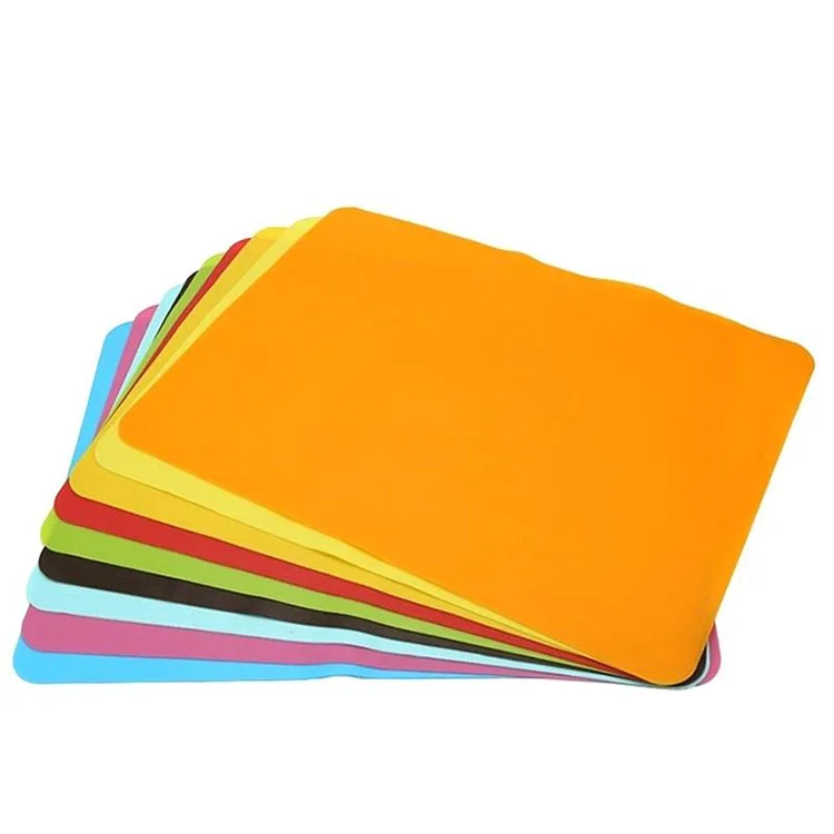 

High temperature resistant non-stick 40*50cm Silicone mat, Black,red,white,blue or yellow