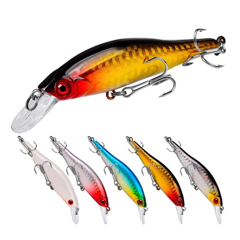 

SNEDA Sinking Artificial Hard Bait With 6# Treble Hooks 11.5G/9.8CM Fishing Minnow Lures