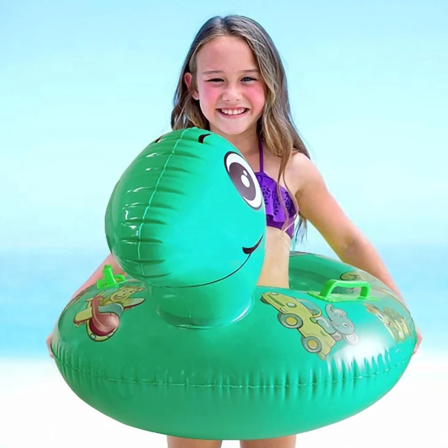 

2021 Hot Sale Customize Inflatable Swim Ring Adult Floating Toys for Pool USA Europe Pvc Item Time Air Pcs Swimming Material GUA, Green