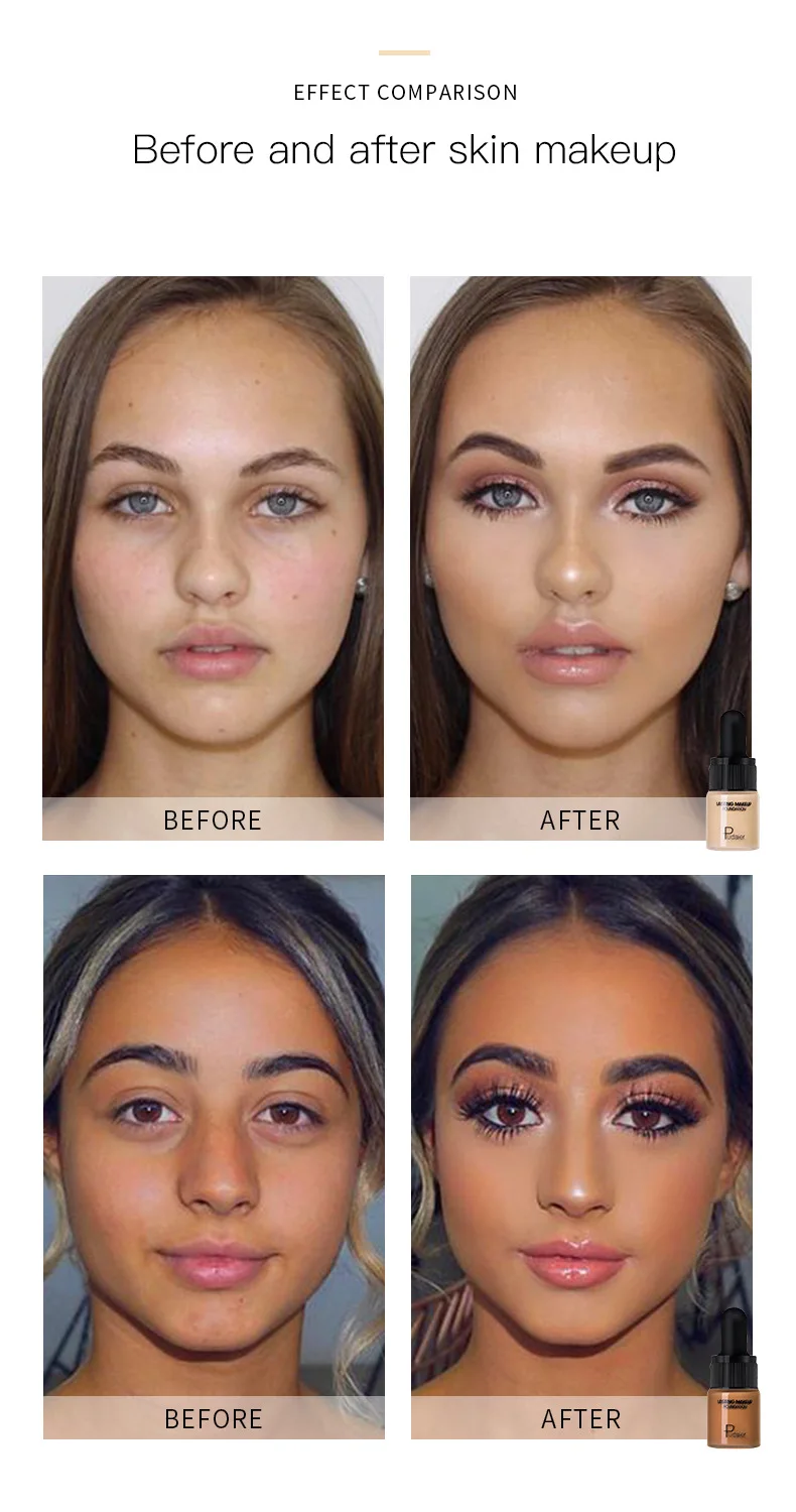 NO LOGO Full Coverage Daily Matt Air Cushion Full Coverage Spray On Waterproof Liquid Private Label Airbrush Foundation Makeup