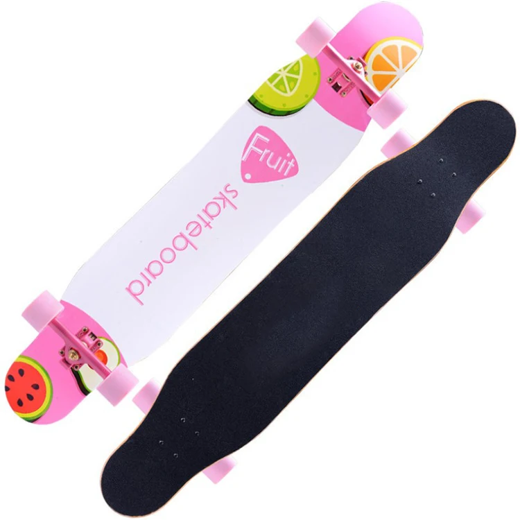 

2021 Wholesale Custom Logo 118*23*13cm Dancing Longboard Skateboard