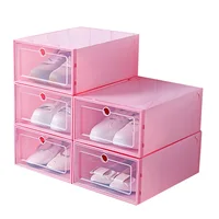 

Multi-Function Plastic Basket Tray Shoe Box Storage, Wholesale Small Clear Plastic Boxes With Lids Overturned Drawer